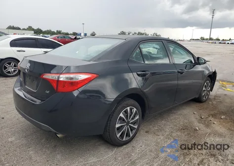 2015 Toyota Corolla L z USA, uszkodzony, nr VIN 5YFBURHE6FP284458